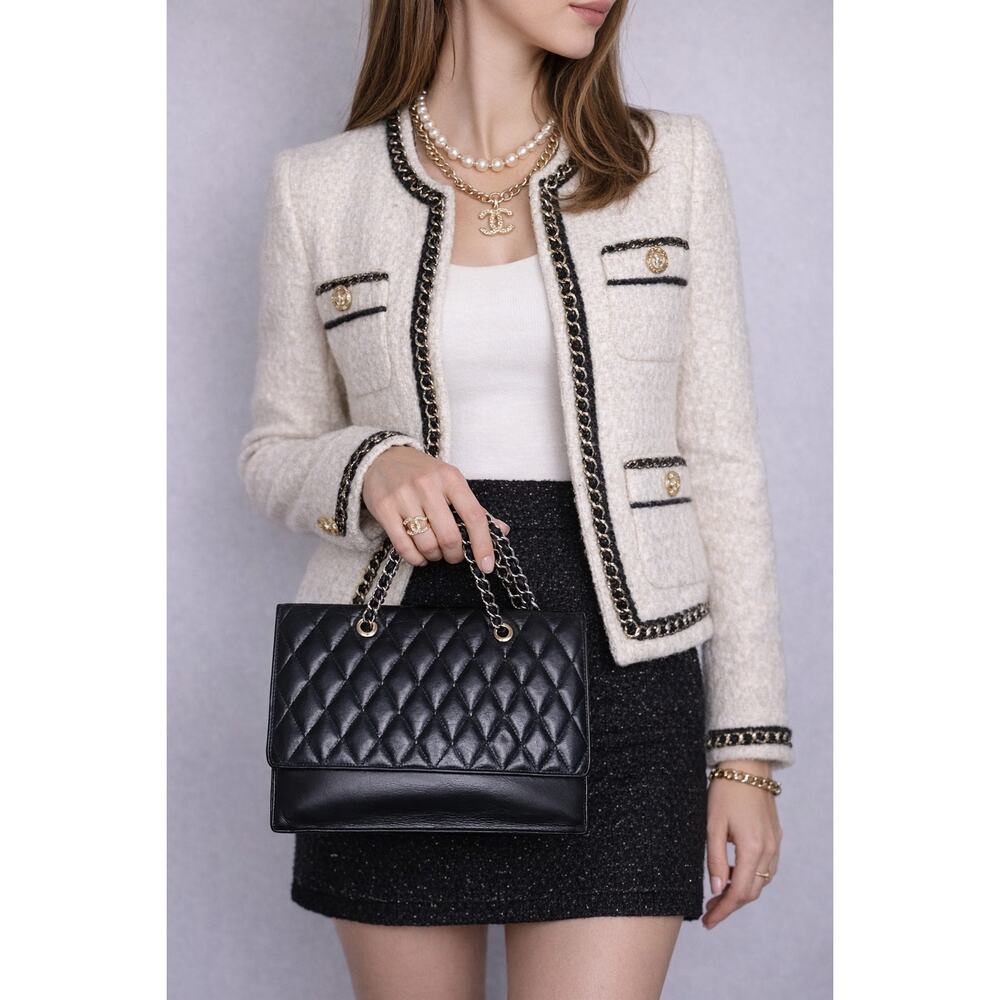 Hardy Amies Quilted Leather Shoulder Bag